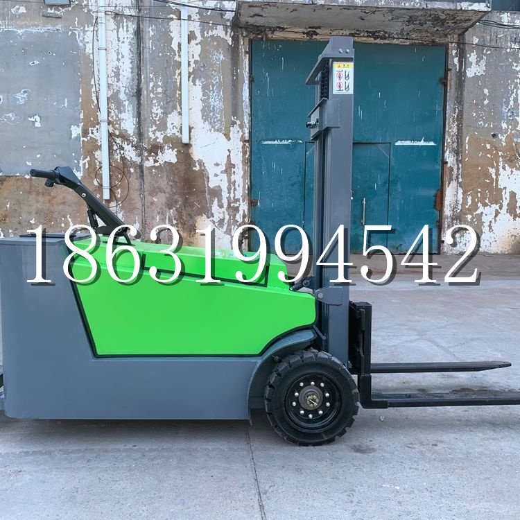 普格县小型电动叉车1吨2吨步行站驾式电瓶堆高充电装卸车液压升降车铲车